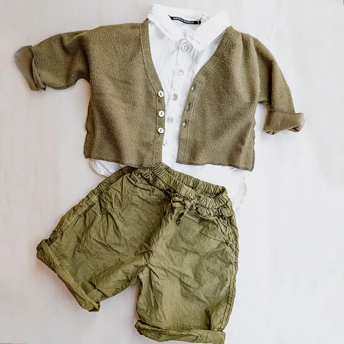 Album Di Famiglia Baby And Child Pants Khaki Green