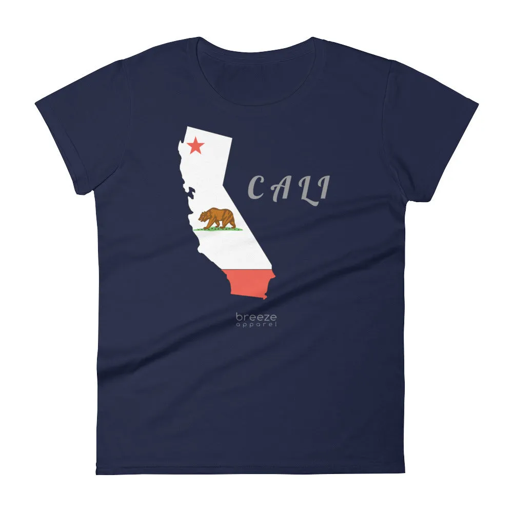 'Cali' women's short-sleeved shirt (16 colors)