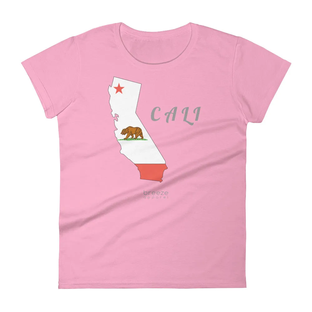 'Cali' women's short-sleeved shirt (16 colors)
