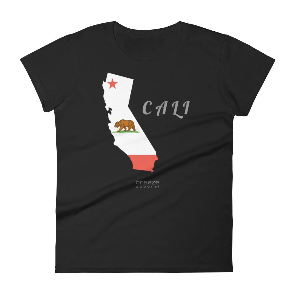 'Cali' women's short-sleeved shirt (16 colors)
