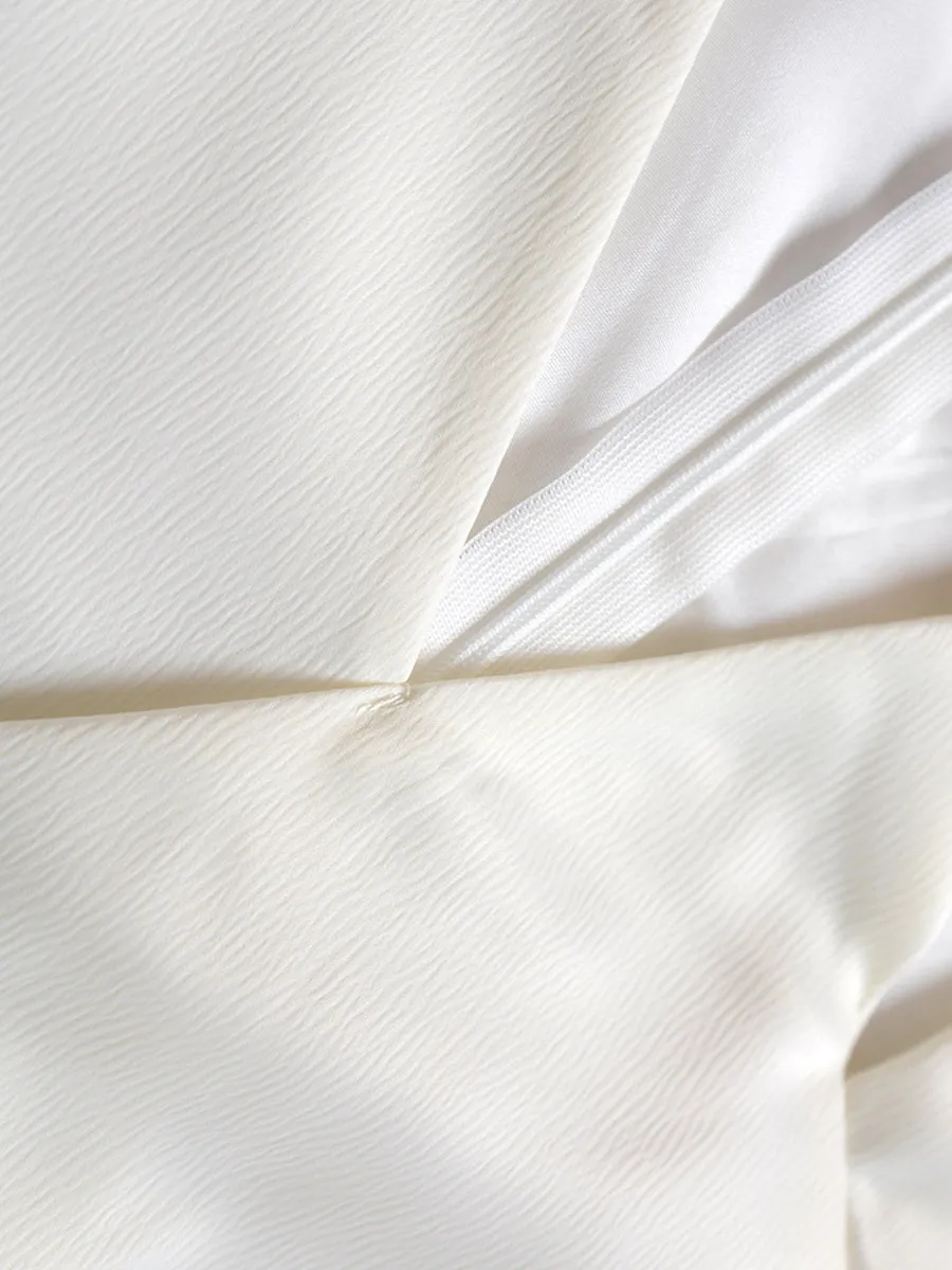 Cream Fairy Satin Dress