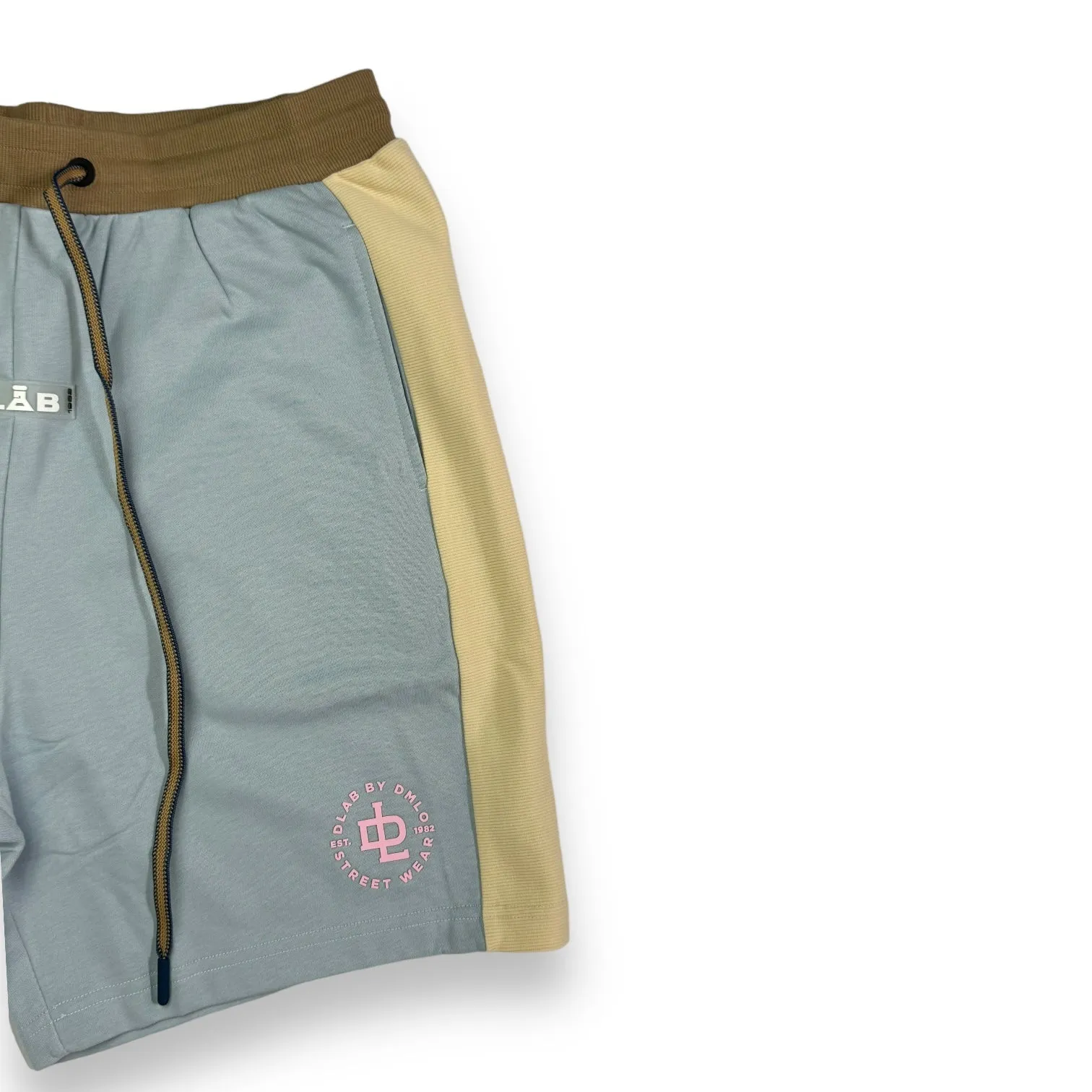 Certainly! Heres an optimized title with modifiers for the e-commerce product:

Stylish DLAB Oversized Shorts - Baby Blue, Cream & Brown | Comfortable & Trendy Casual Wear

This title uses adjectives like Stylish, Comfortable, and Trendy to attract potential buyers, while also including all the color options.