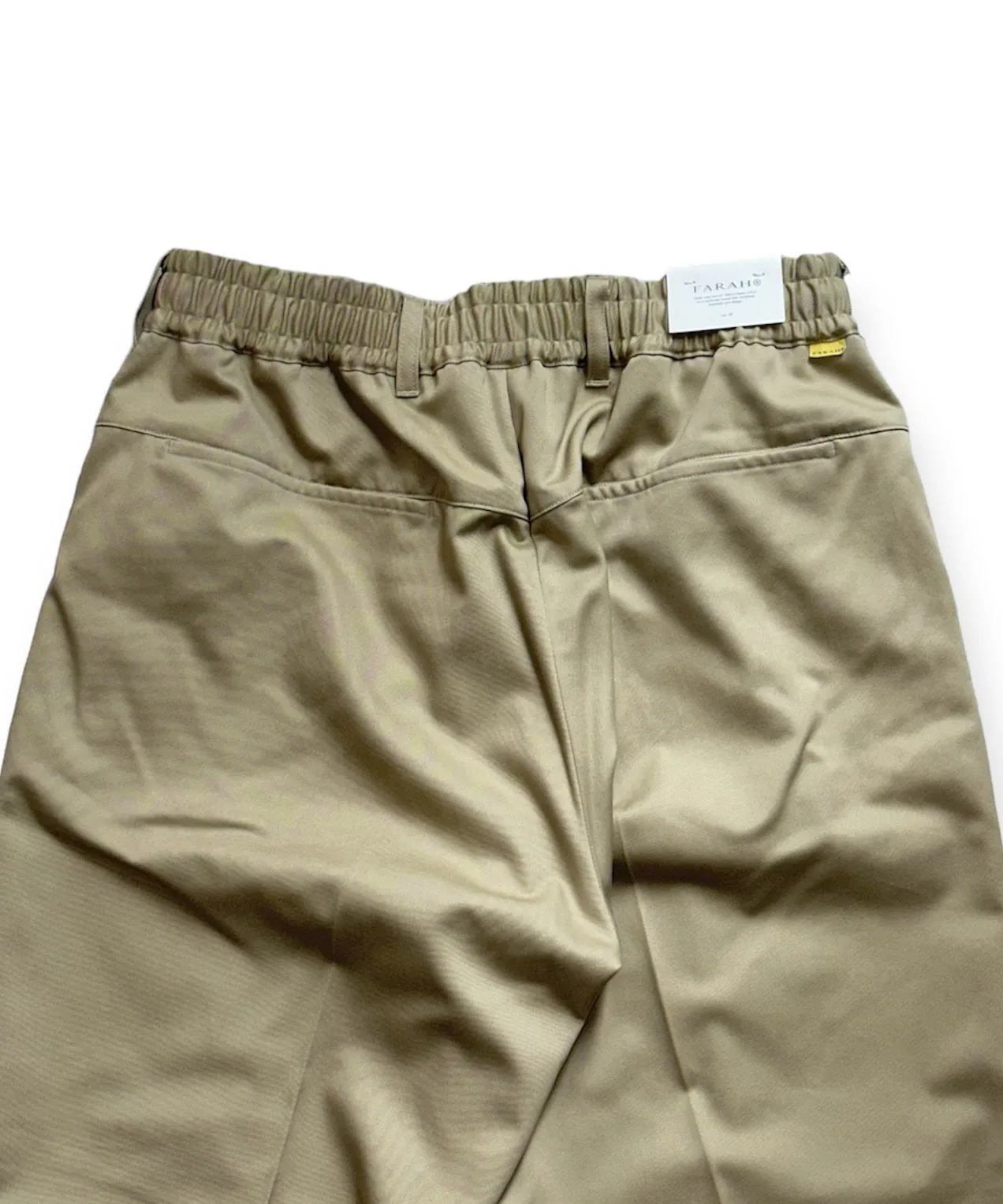 Easy Wide Tapered Pants "BEIGE"