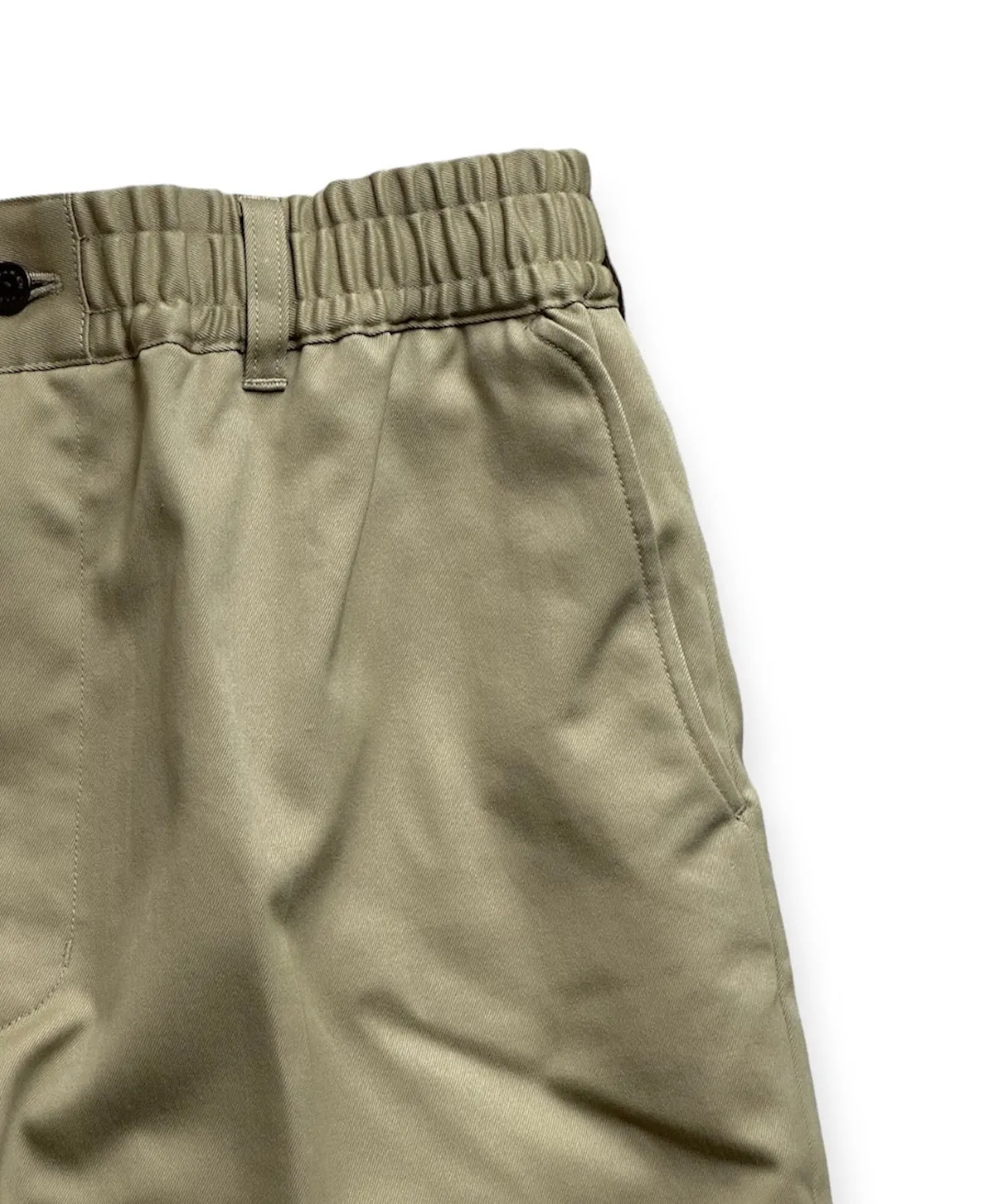 Easy Wide Tapered Pants "BEIGE"