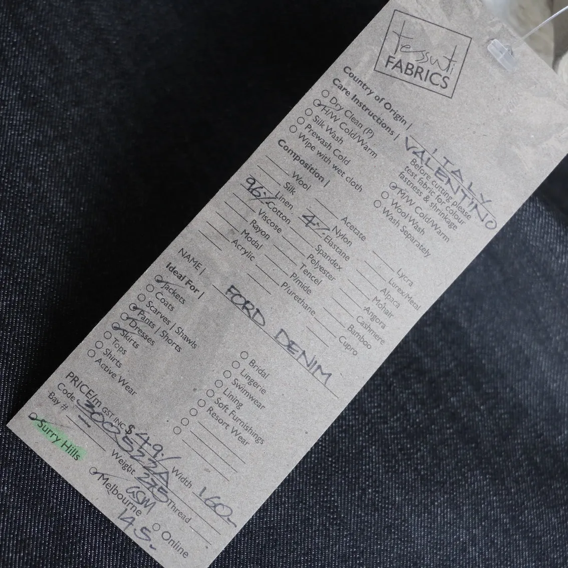 Ford Denim - Stretch Denim