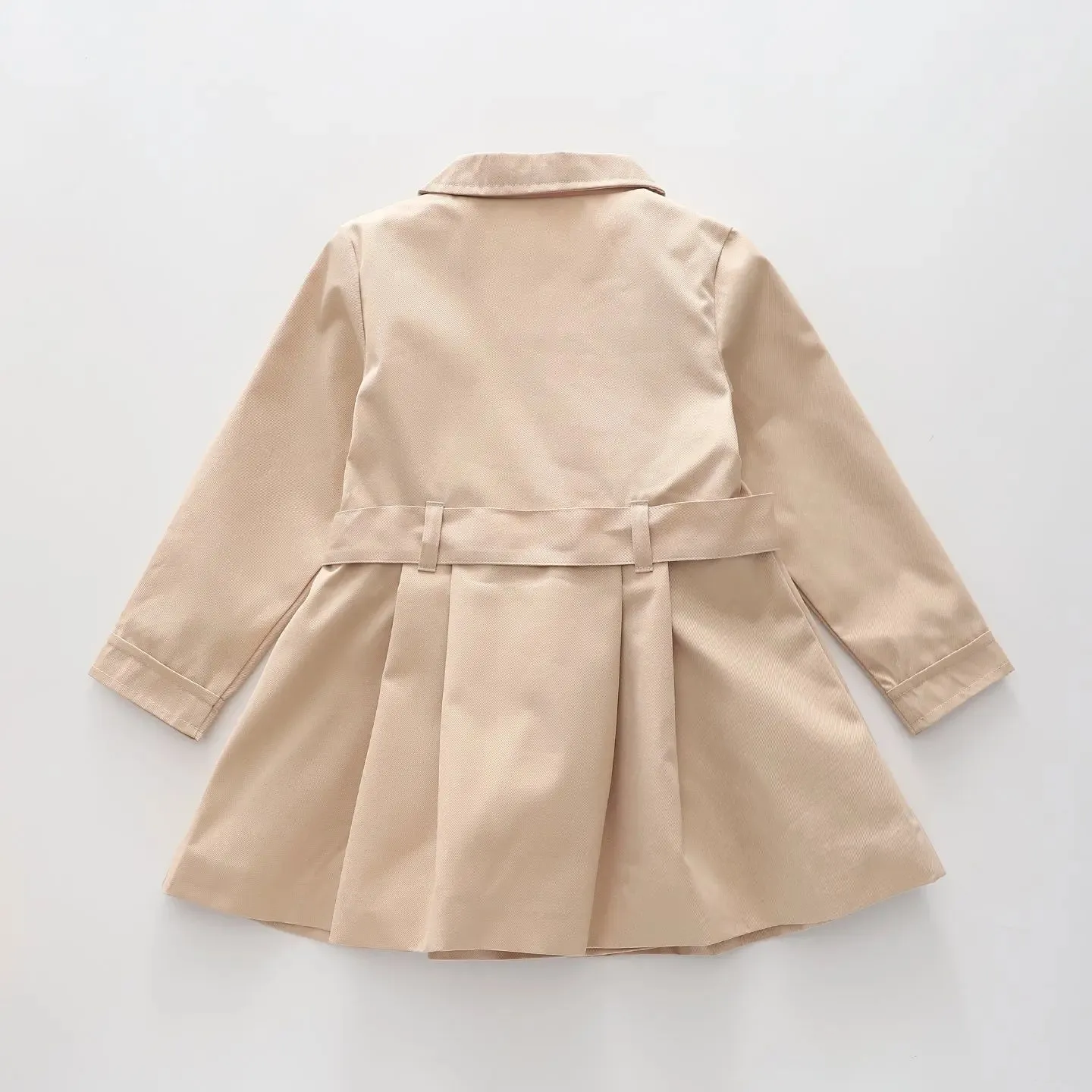 Girls Beige Trench Coat