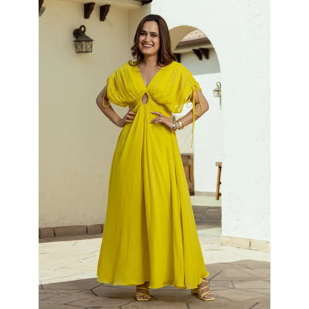 ORDINAREE Honey Glaze Mulmul Jumpsuit