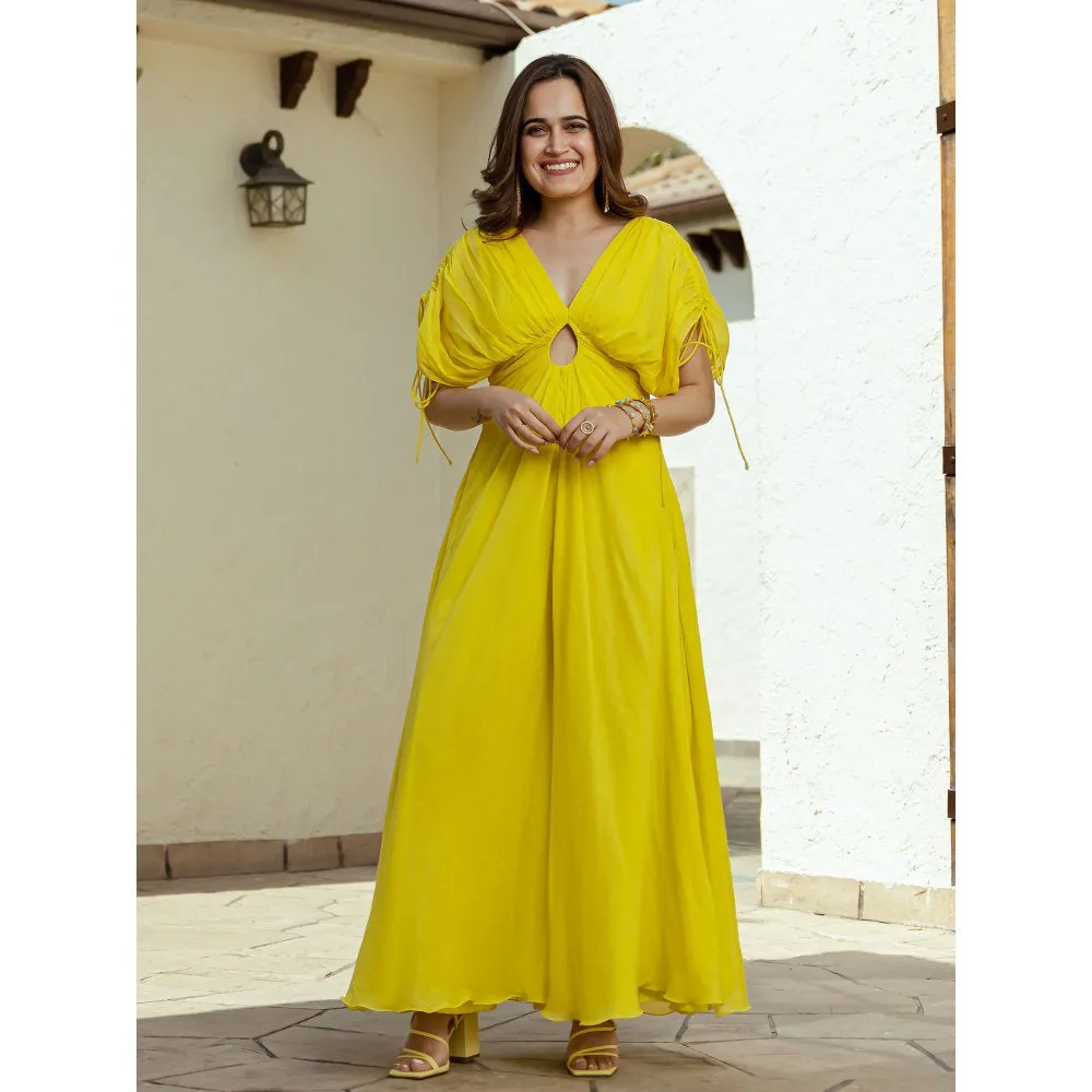 ORDINAREE Honey Glaze Mulmul Jumpsuit