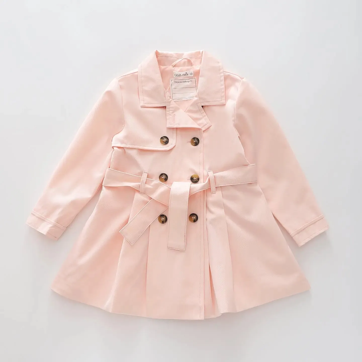 Pink Trench Coat