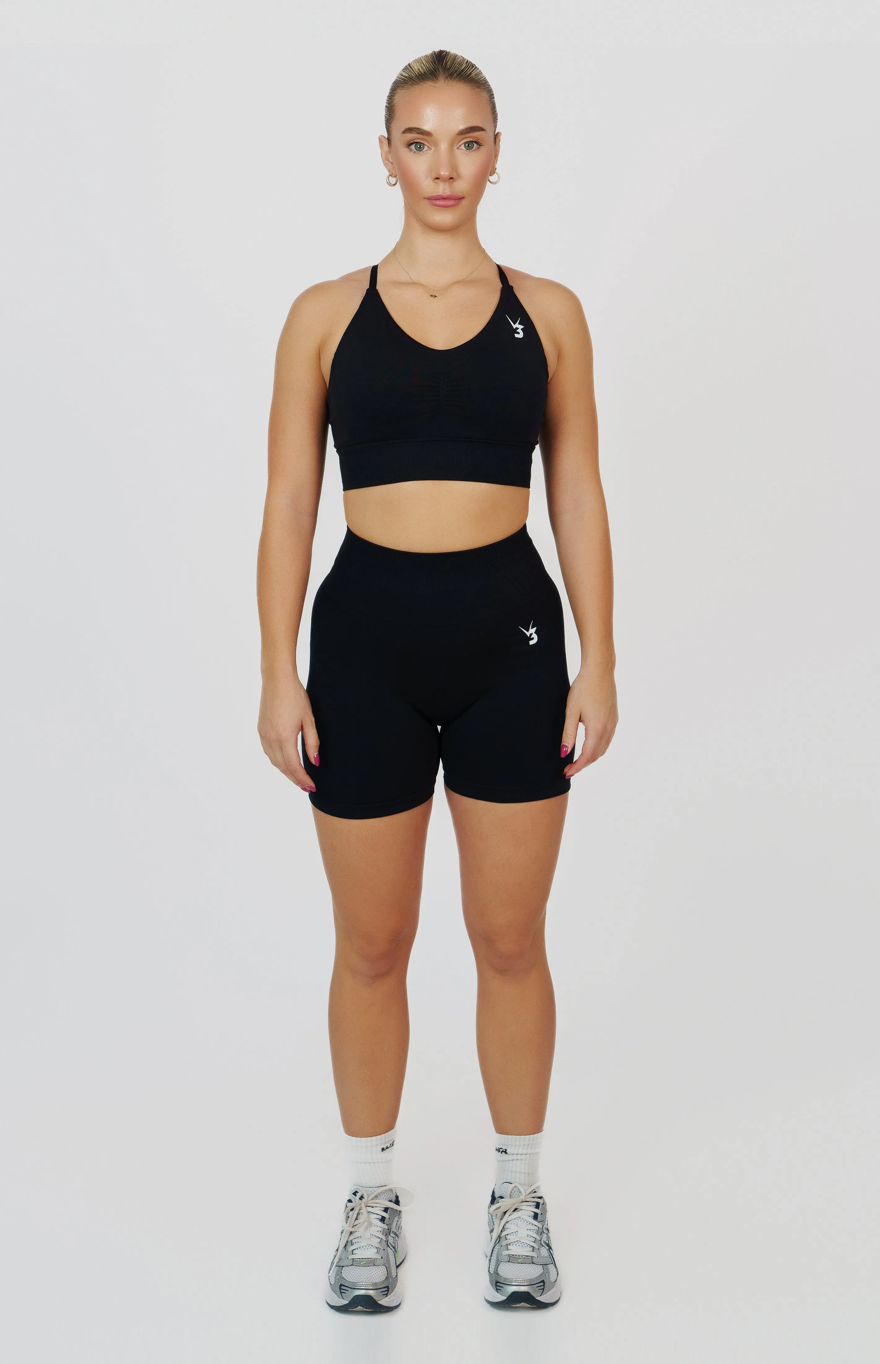 Tempo Seamless Scrunch Shorts - Black