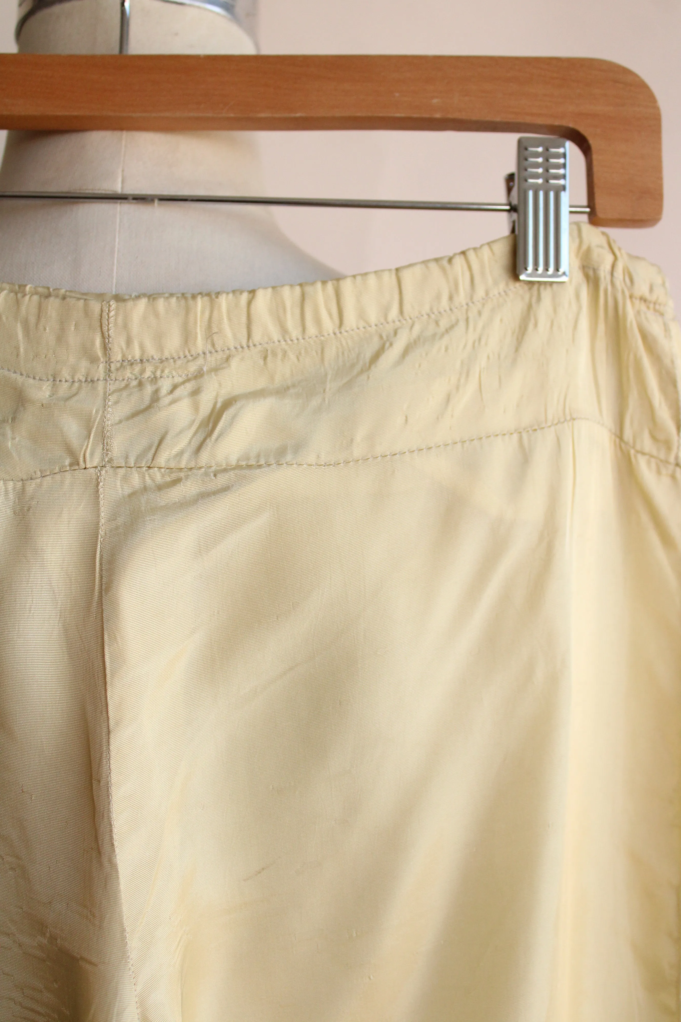 Vintage 1950s 1960s Hollywood Costume Pants Yellow Asian Wide Legged