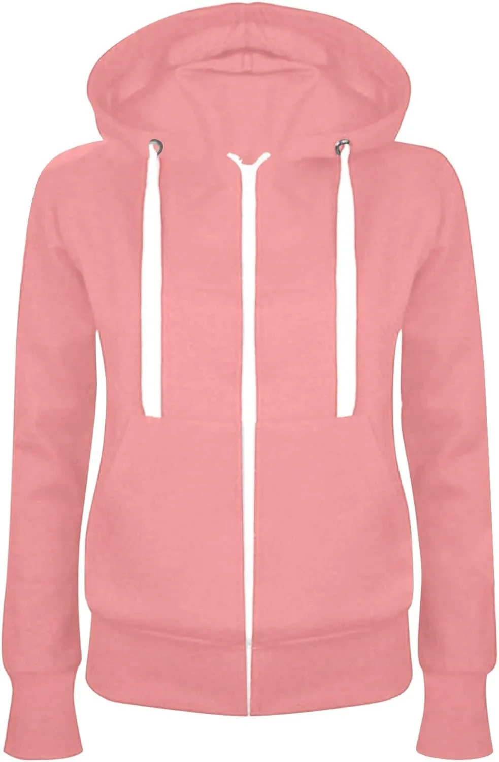 Zip Up Hoodie for Women 2024 Fall Trendy Lightweight Hoodies Long Sleeve Oversized Sweatshirts Cute Casual Y2k Hoodie